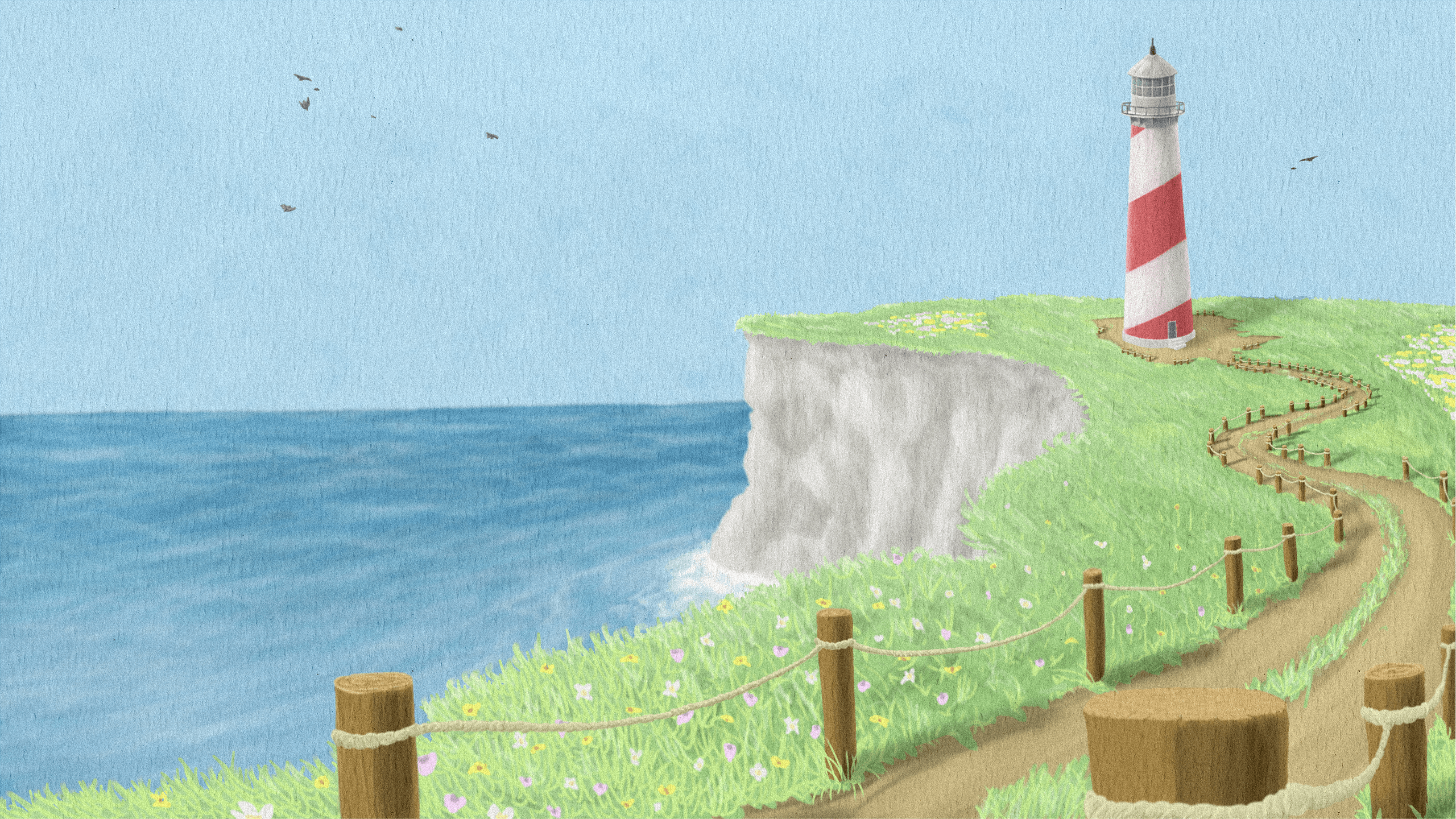 SiteHaus — coastal lighthouse illustration
